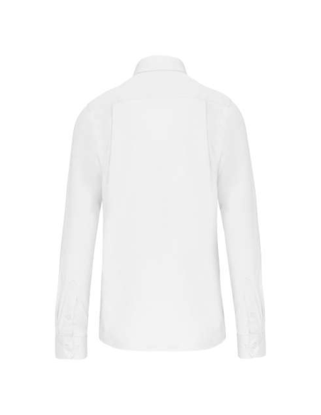 MEN'S LONG-SLEEVED COTTON POPLIN SHIRT