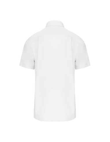 MEN'S SHORT-SLEEVED COTTON POPLIN SHIRT