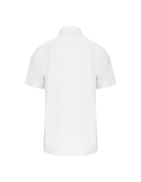 MEN'S SHORT-SLEEVED COTTON POPLIN SHIRT
