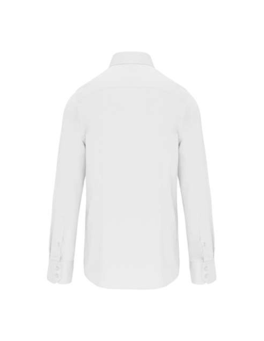 LONG-SLEEVED COTTON/ELASTANE SHIRT