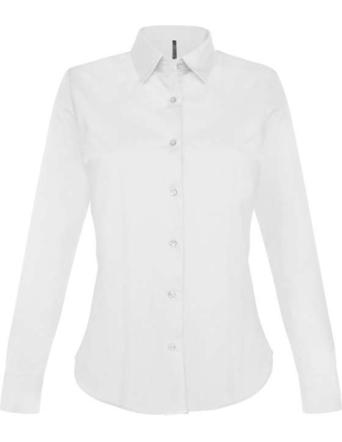 LADIES' LONG-SLEEVED STRETCH SHIRT