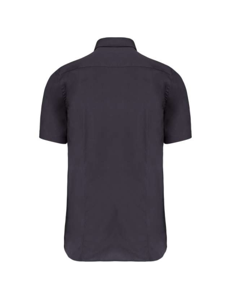 SHORT-SLEEVED COTTON/ELASTANE SHIRT