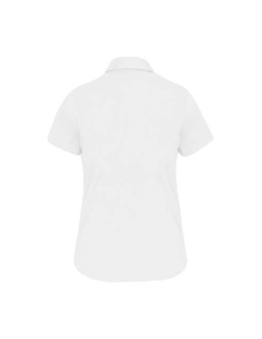 LADIES' SHORT-SLEEVED COTTON/ELASTANE SHIRT