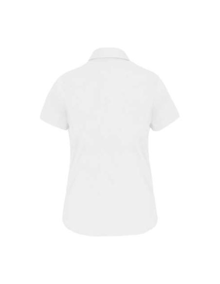 LADIES' SHORT-SLEEVED COTTON/ELASTANE SHIRT