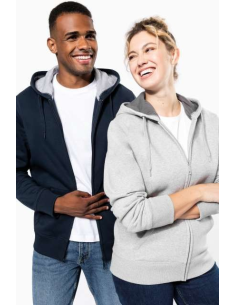 FULL ZIP HOODED SWEATSHIRT