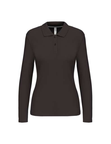 LADIES' LONG-SLEEVED POLO SHIRT