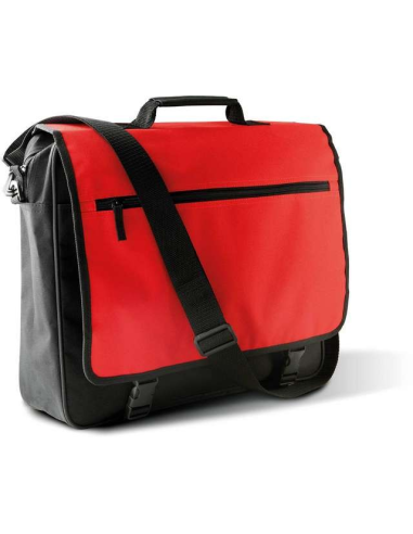 DOCUMENT BAG WITH FRONT FLAP