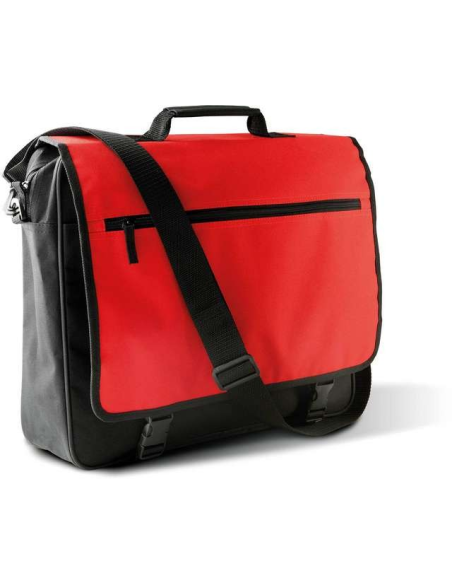 DOCUMENT BAG WITH FRONT FLAP