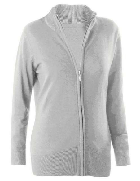 LADIES' FULL ZIP  CARDIGAN