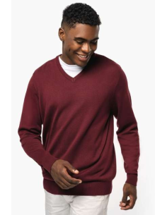 MEN’S V-NECK JUMPER