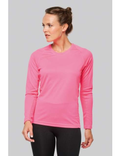LADIES' LONG-SLEEVED SPORTS T-SHIRT
