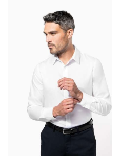 MEN'S FITTED LONG-SLEEVED NON-IRON SHIRT