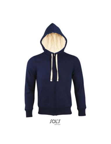 SOL'S SHERPA - UNISEX ZIPPED JACKET WITH \"SHERPA\" LINING