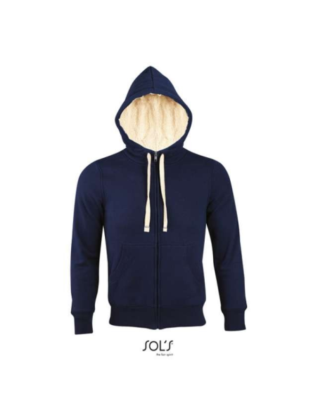 SOL'S SHERPA - UNISEX ZIPPED JACKET WITH \"SHERPA\" LINING