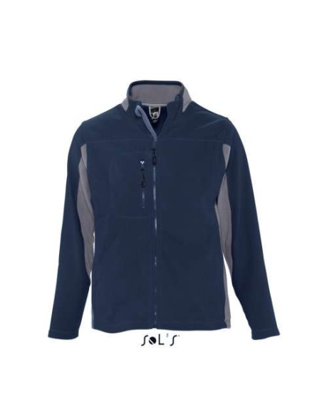 SOL'S NORDIC - MEN’S TWO-COLOUR ZIPPED FLEECE JACKET