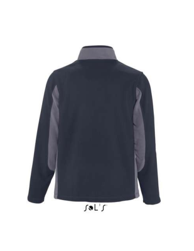 SOL'S NORDIC - MEN’S TWO-COLOUR ZIPPED FLEECE JACKET