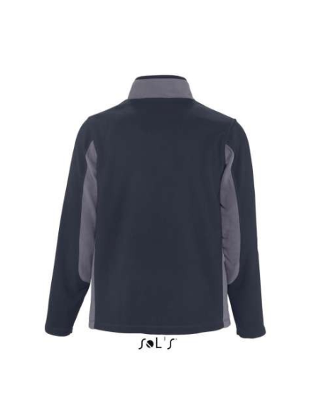 SOL'S NORDIC - MEN’S TWO-COLOUR ZIPPED FLEECE JACKET