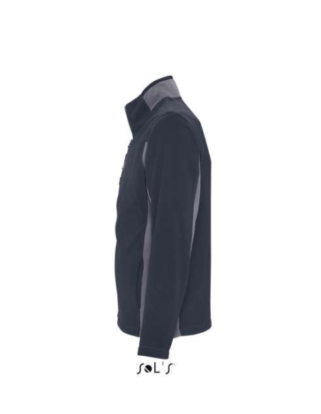 SOL'S NORDIC - MEN’S TWO-COLOUR ZIPPED FLEECE JACKET