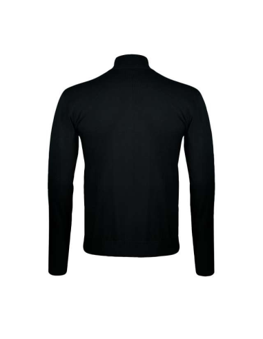 SOL'S GORDON MEN ZIPPED KNITTED CARDIGAN