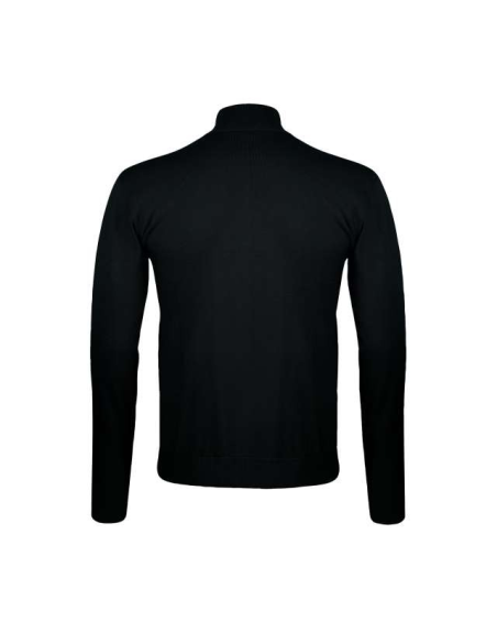 SOL'S GORDON MEN ZIPPED KNITTED CARDIGAN