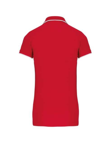 LADIES' SHORT-SLEEVED PIQUÉ KNIT POLO SHIRT