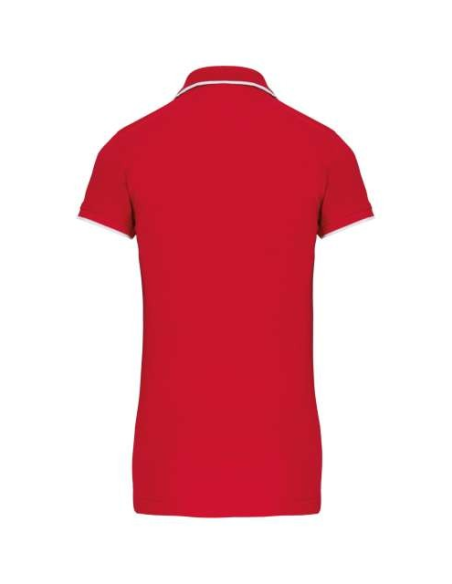 LADIES' SHORT-SLEEVED PIQUÉ KNIT POLO SHIRT