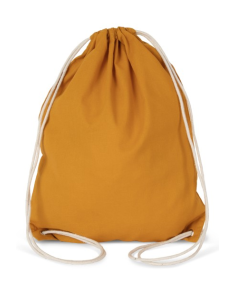 COTTON DRAWSTRING BACKPACK