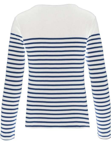 LADIES’ LONG-SLEEVED BRETON STRIPE TOP
