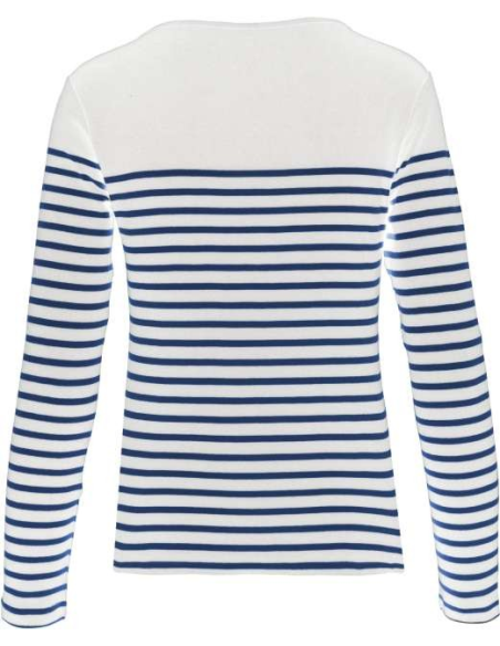 LADIES’ LONG-SLEEVED BRETON STRIPE TOP