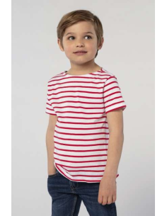SOL'S MILES KIDS' - ROUND NECK STRIPED T-SHIRT