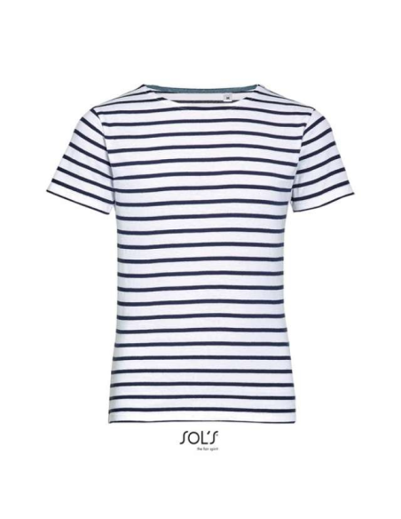 SOL'S MILES KIDS' - ROUND NECK STRIPED T-SHIRT
