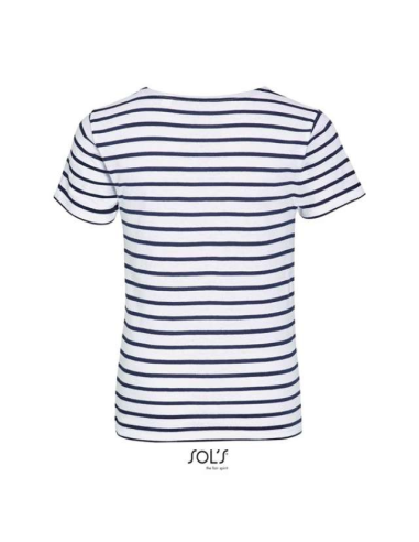 SOL'S MILES KIDS' - ROUND NECK STRIPED T-SHIRT