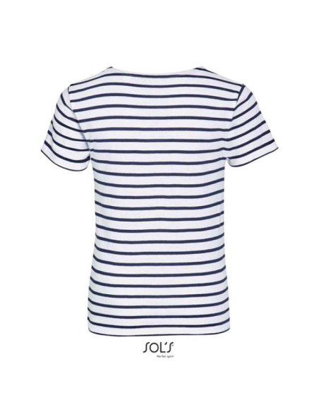SOL'S MILES KIDS' - ROUND NECK STRIPED T-SHIRT