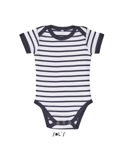 SOL'S MILES BABY - STRIPED BODYSUIT
