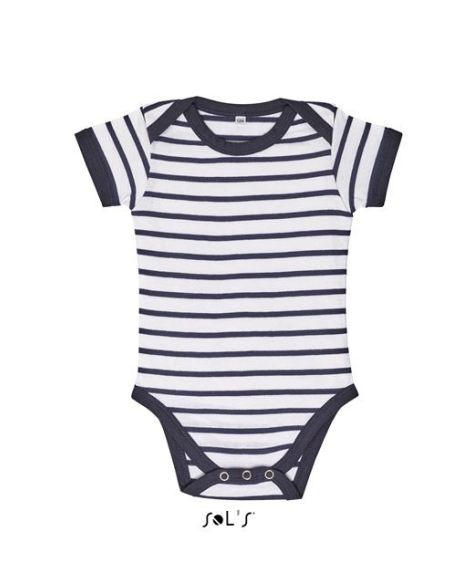 SOL'S MILES BABY - STRIPED BODYSUIT