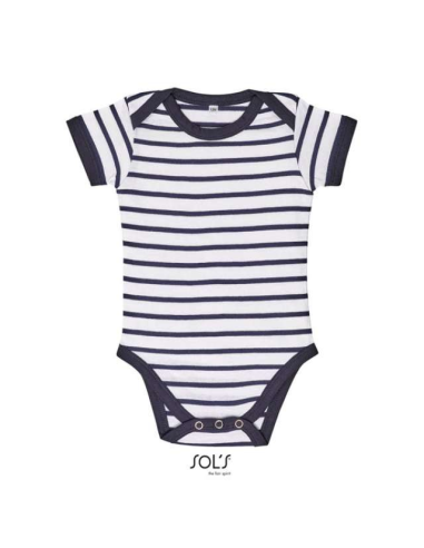SOL'S MILES BABY - STRIPED BODYSUIT