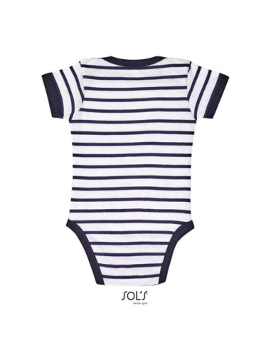 SOL'S MILES BABY - STRIPED BODYSUIT