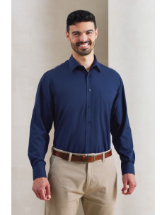 MEN'S LONG SLEEVE POPLIN SHIRT