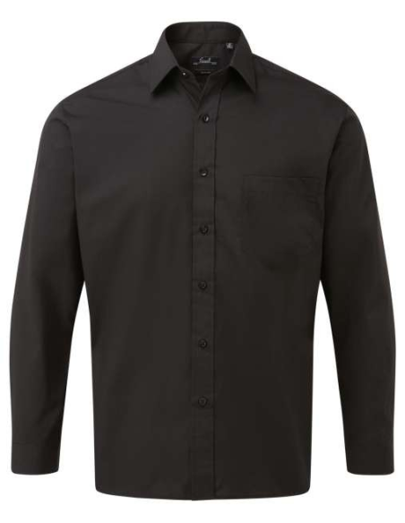 MEN'S LONG SLEEVE POPLIN SHIRT