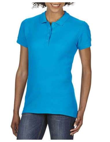SOFTSTYLE™ LADIES' DOUBLE PIQUÉ POLO