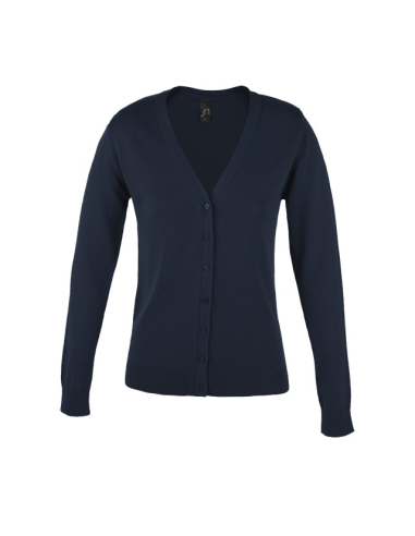 SOL'S GOLDEN WOMEN - V-NECK KNITTED CARDIGAN