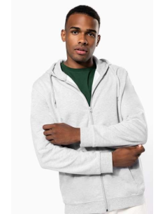 FULL ZIP HOODED SWEATSHIRT
