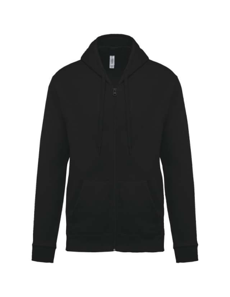 FULL ZIP HOODED SWEATSHIRT