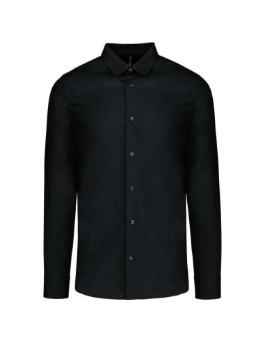 MEN’S LONG-SLEEVED COTTON POPLIN SHIRT