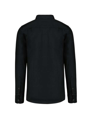 MEN’S LONG-SLEEVED COTTON POPLIN SHIRT