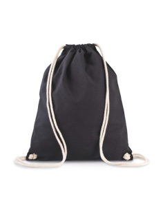 ORGANIC COTTON BACKPACK WITH DRAWSTRING CARRY HANDLES