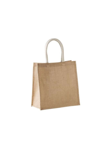 JUTE CANVAS TOTE - LARGE