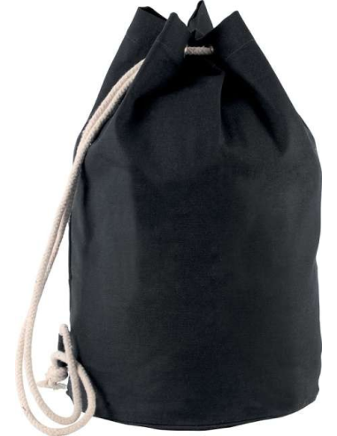 COTTON SAILOR-STYLE BAG WITH DRAWSTRING