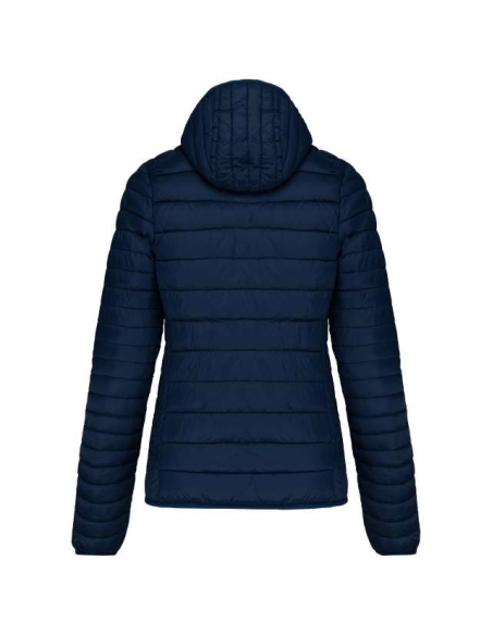 LADIES' LIGHTWEIGHT HOODED PADDED JACKET