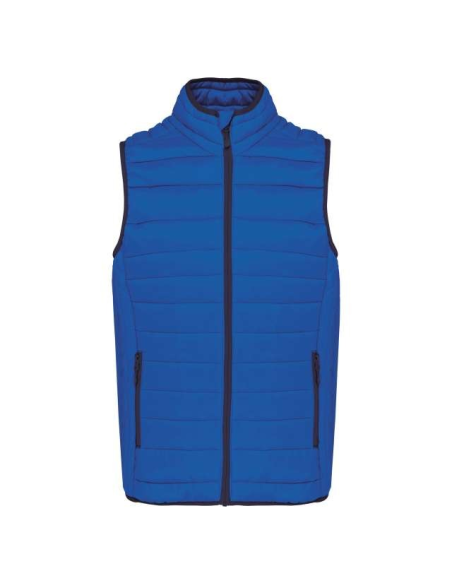 MEN’S LIGHTWEIGHT SLEEVELESS FAKE DOWN JACKET